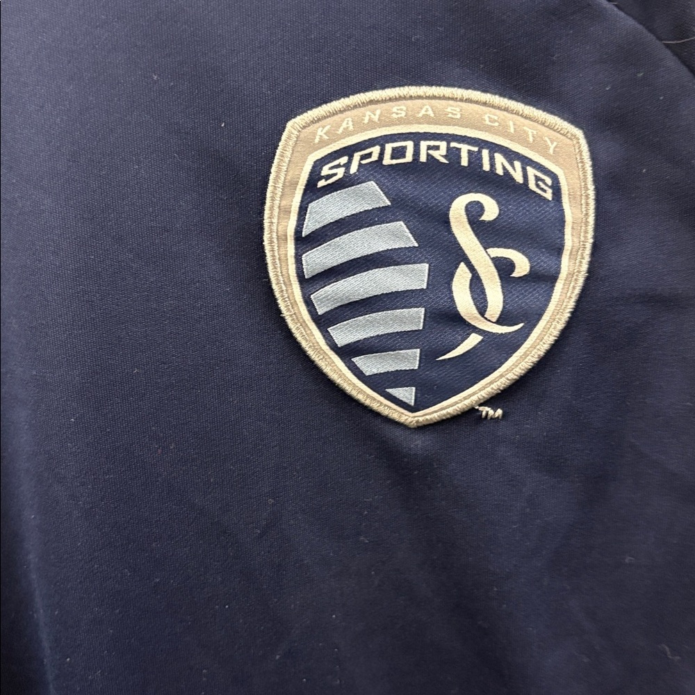 Kansas City Sporting Adidas Kids Youth Size Medium Soccer Jersey Futbol MLS - Picture 3 of 7